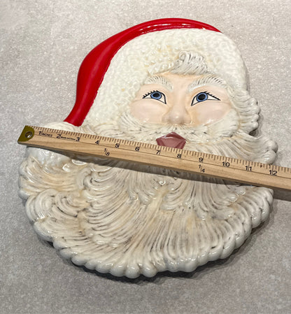 Vintage Santa Plate