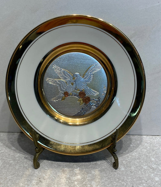 Chokin Plate on Stand