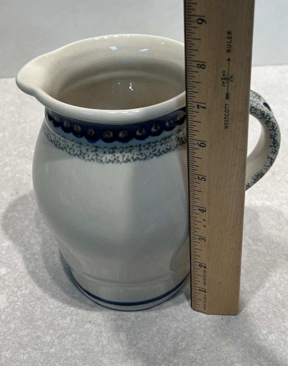 Polish Pottery Pitcher