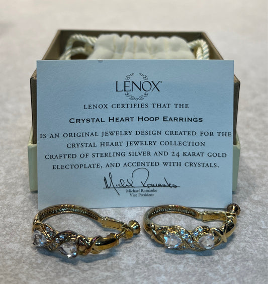 Lenox Sterling Hoop Earrings