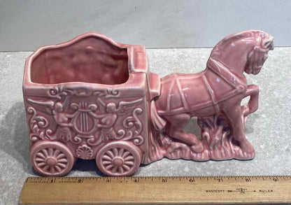 Vintage Pink Ceramic Planter