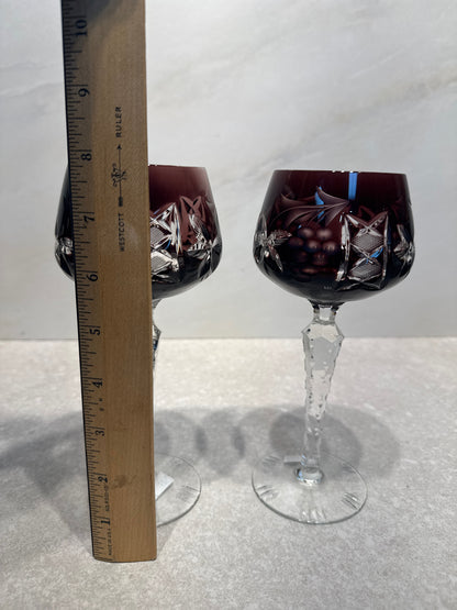 Set of 2 Cut To Clear Glasses