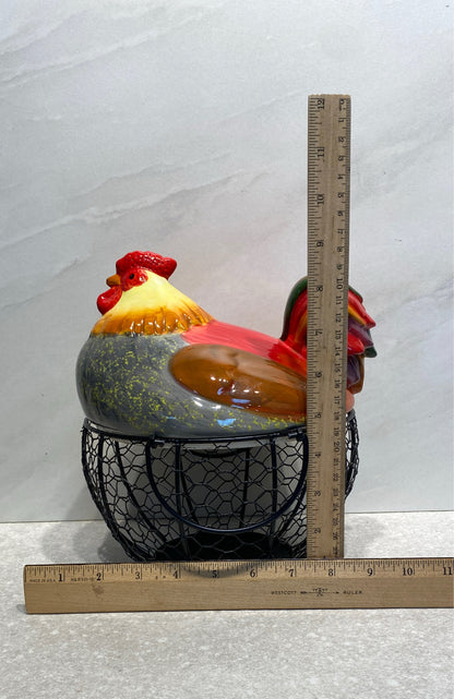 Rooster on Bowl