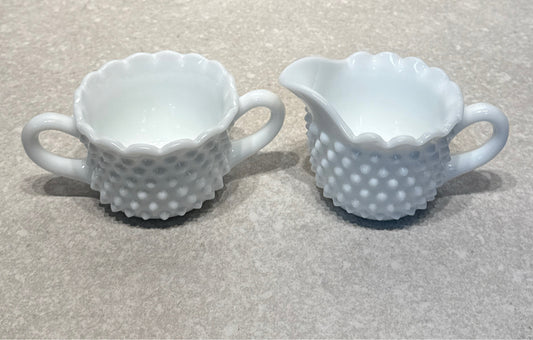 Fenton Sugar and Creamer