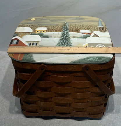 Handpainted Basket