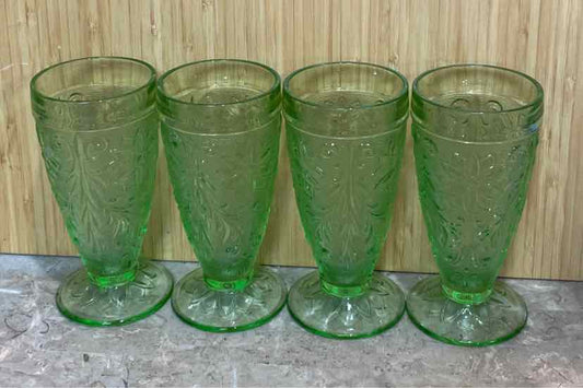 Set of 4 Tiara Chantilly Ice Tea Glasses