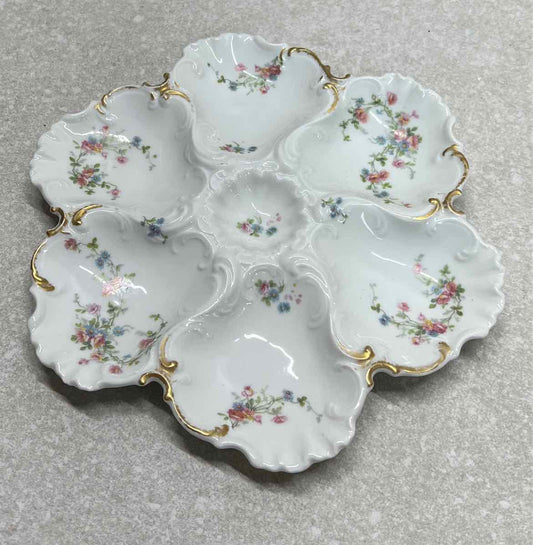 Limoges Oyster Plate