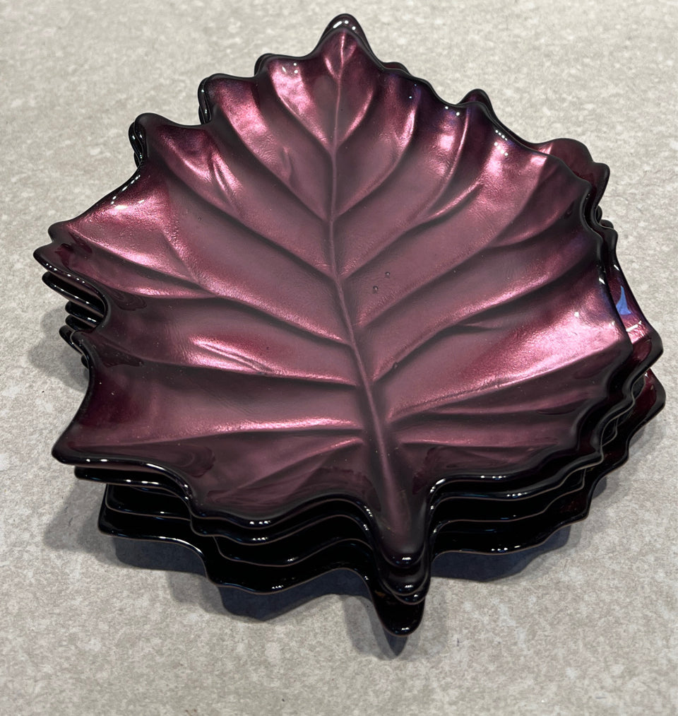 Set of 6 Leaf Dishes