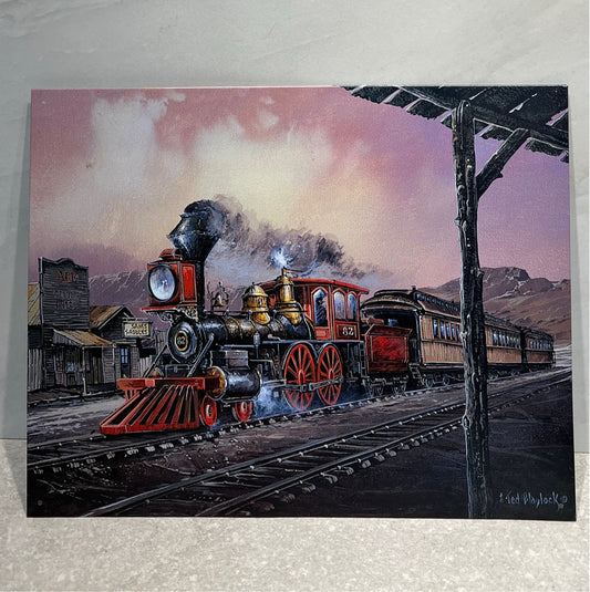 Train Tin Sign