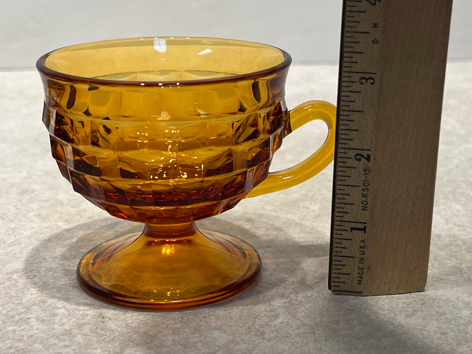 Set of 3 Amber Cups