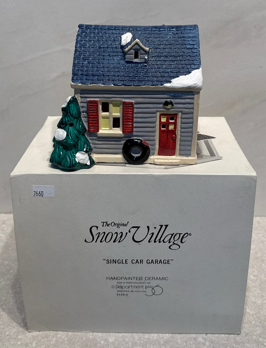 Dept. 56 SIngle Car Garage