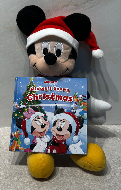 Mickey Plush With Book