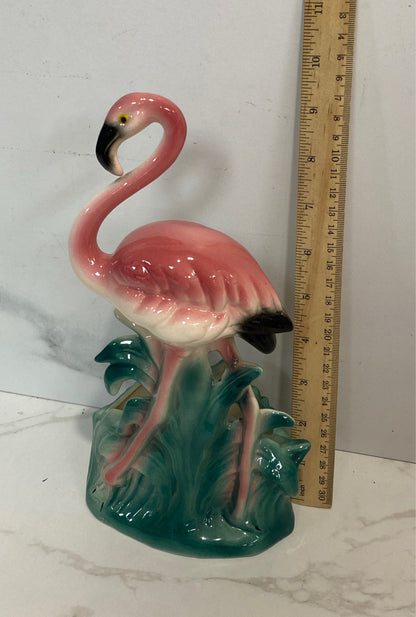 Vintage Flamingo Planter