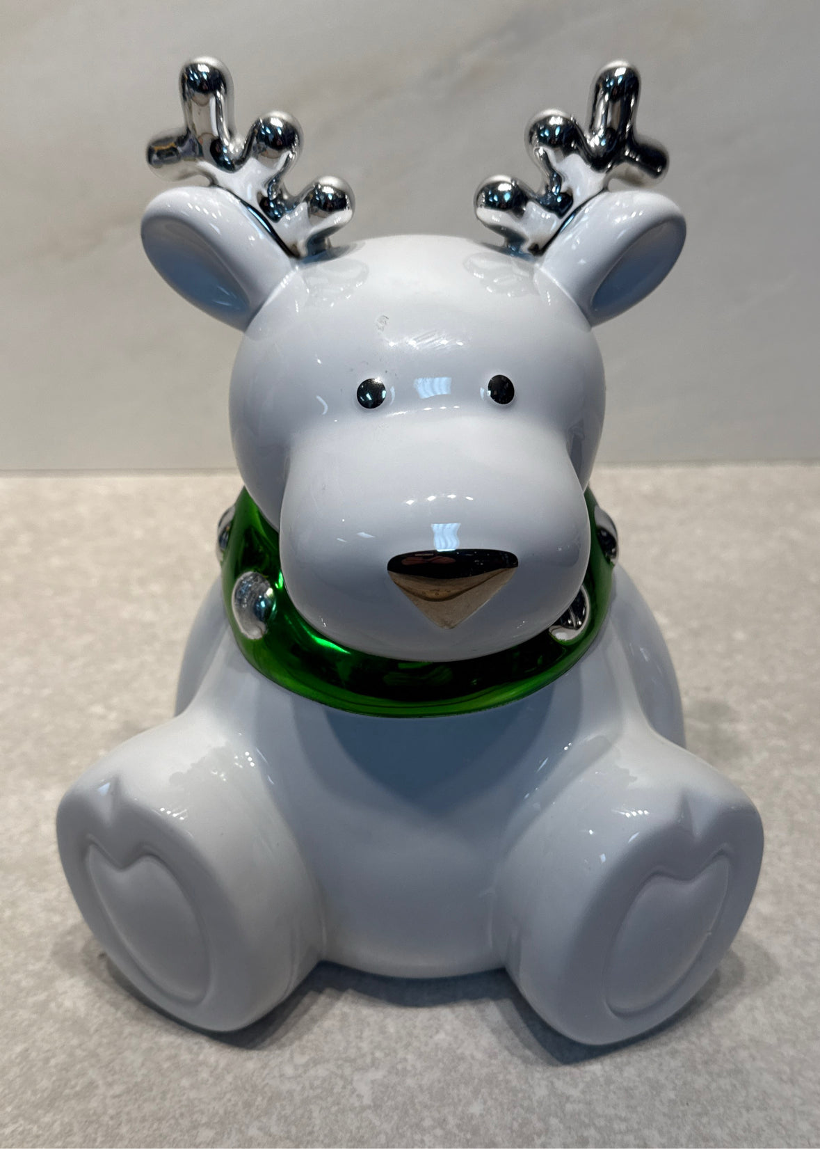 Slatkin Dancig Reindeer Candleholder