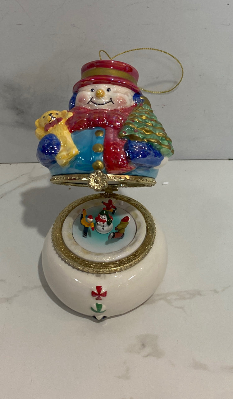 Musical Snowman Ornament
