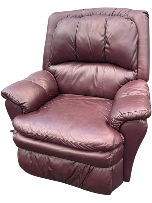 Lane Leather Leather Recliner (As-Is)