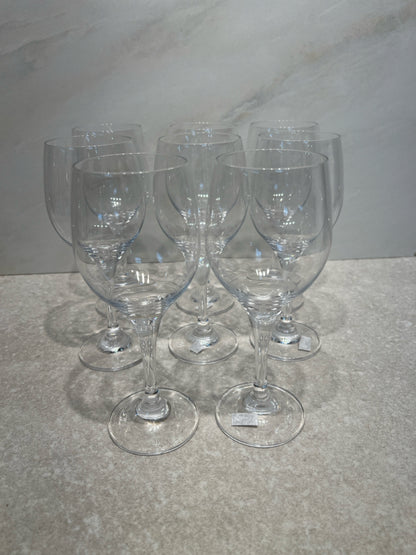 Set of 8 Inn Crystal Glasses