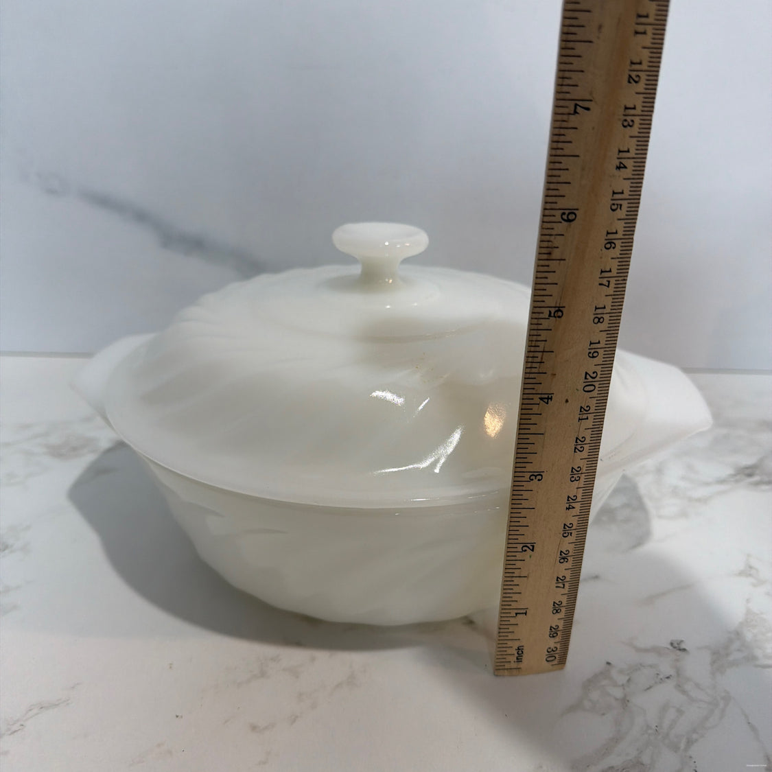 Fire King Covered Bowl