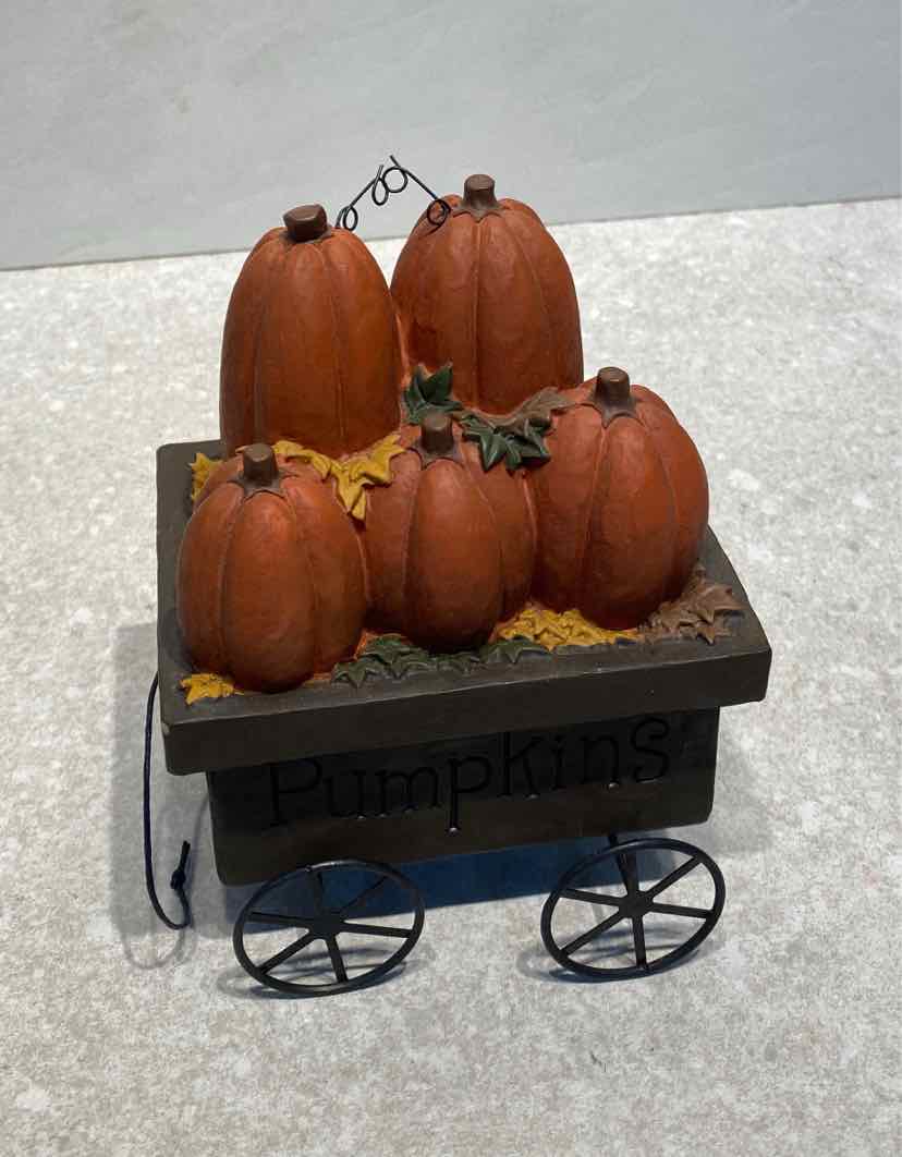 Pumpkins In Wagon