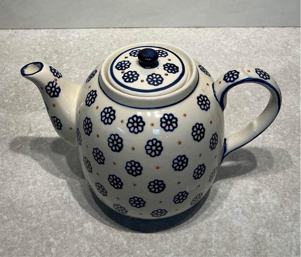 Polish Pottery Large Teapot