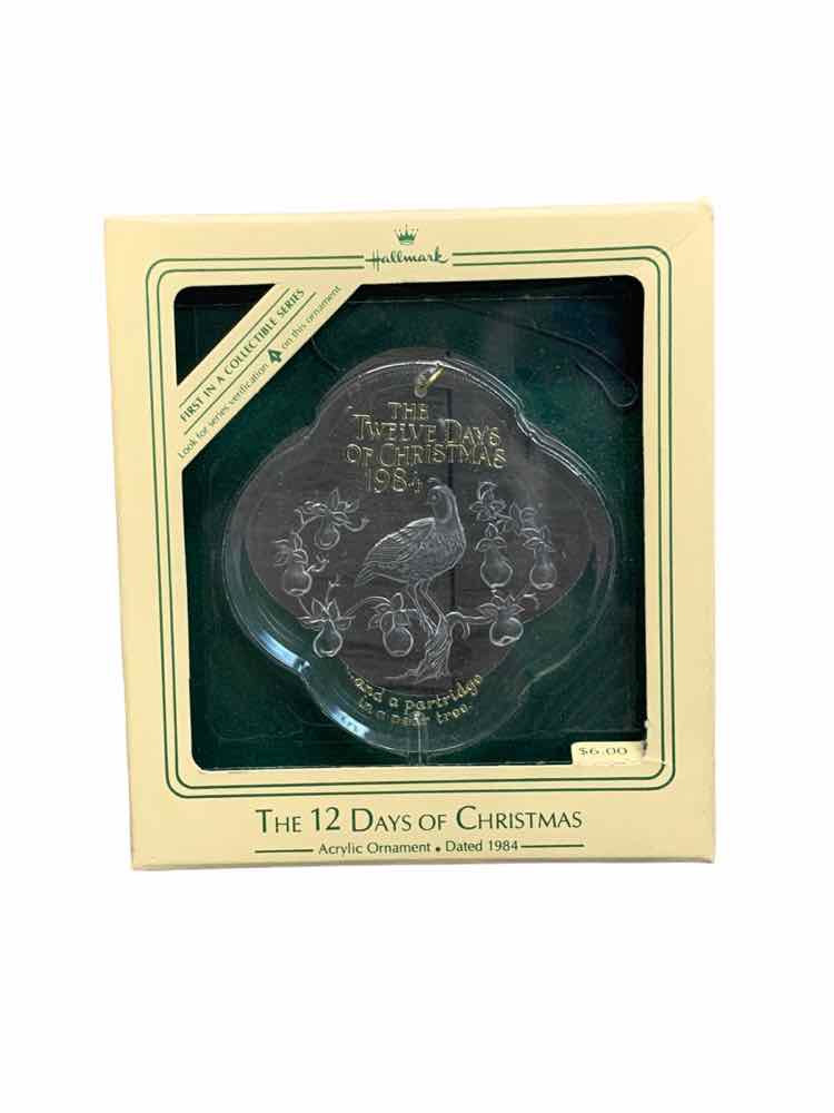 Twelve Days Of Christmas Ornament