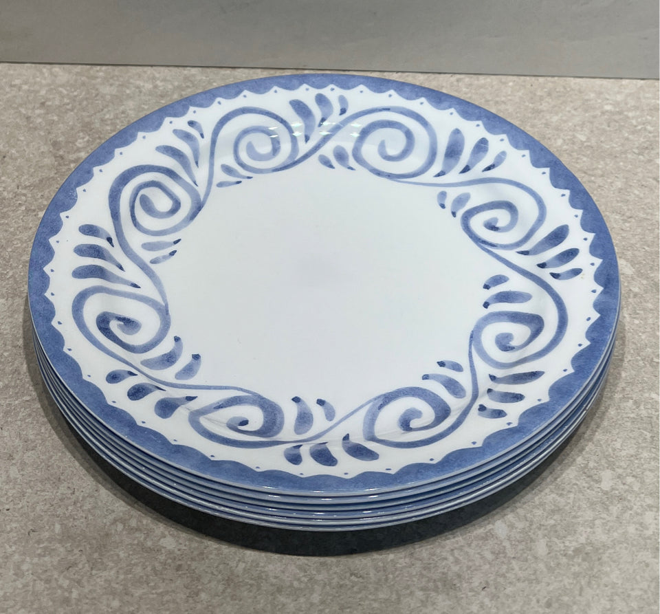 Set of 6 Corelle Dinner Plates "Ocean View"
