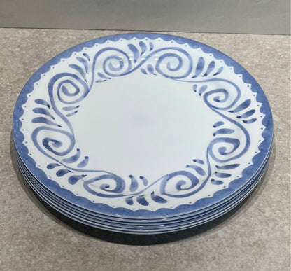 Set of 6 Corelle Dinner Plates "Ocean View"