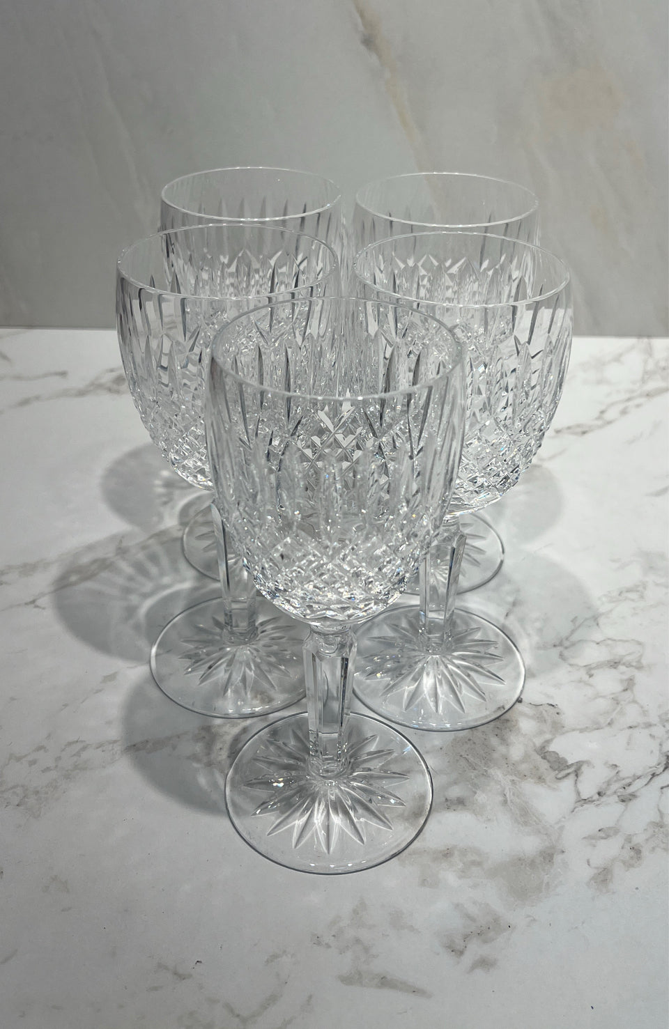 Set of 5 Waterford Glasses