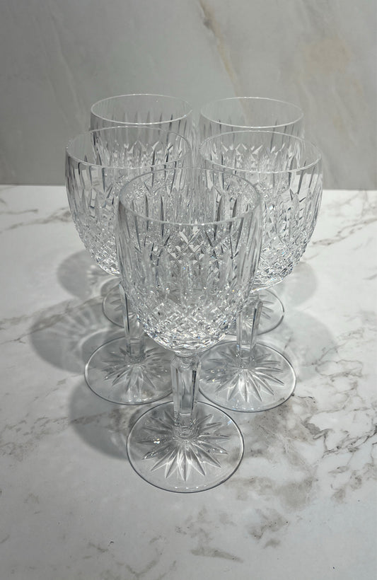 Set of 5 Waterford Glasses