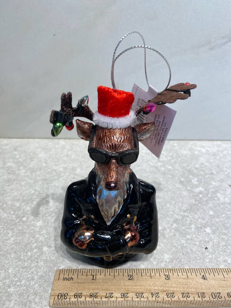 Bad Boy Blitzen Ornament