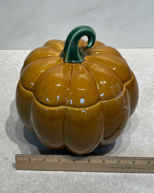 Williams Sonoma Lage Covered Pumpkin
