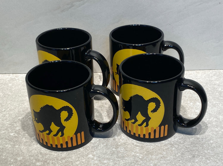Set of 4 Waechtersbach Halloween Mugs