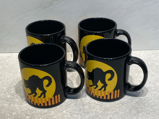 Set of 4 Waechtersbach Halloween Mugs