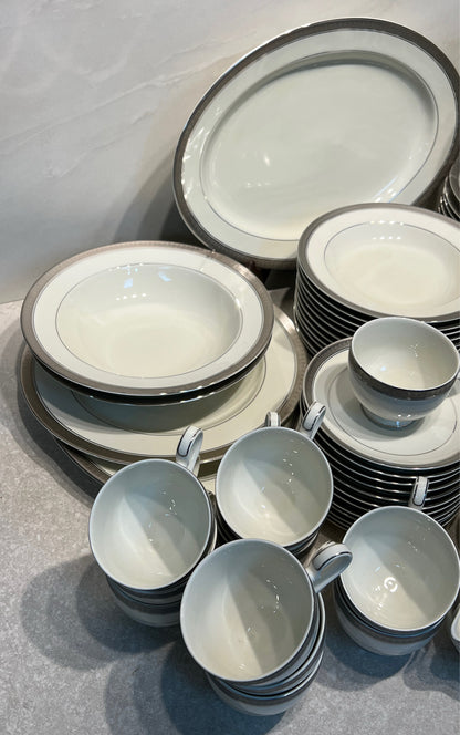 Mikasa Palatial Platinum Dinnerware Set