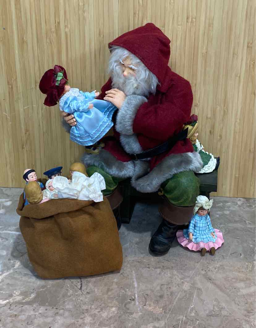 Kurt Adler Santa and Dolly