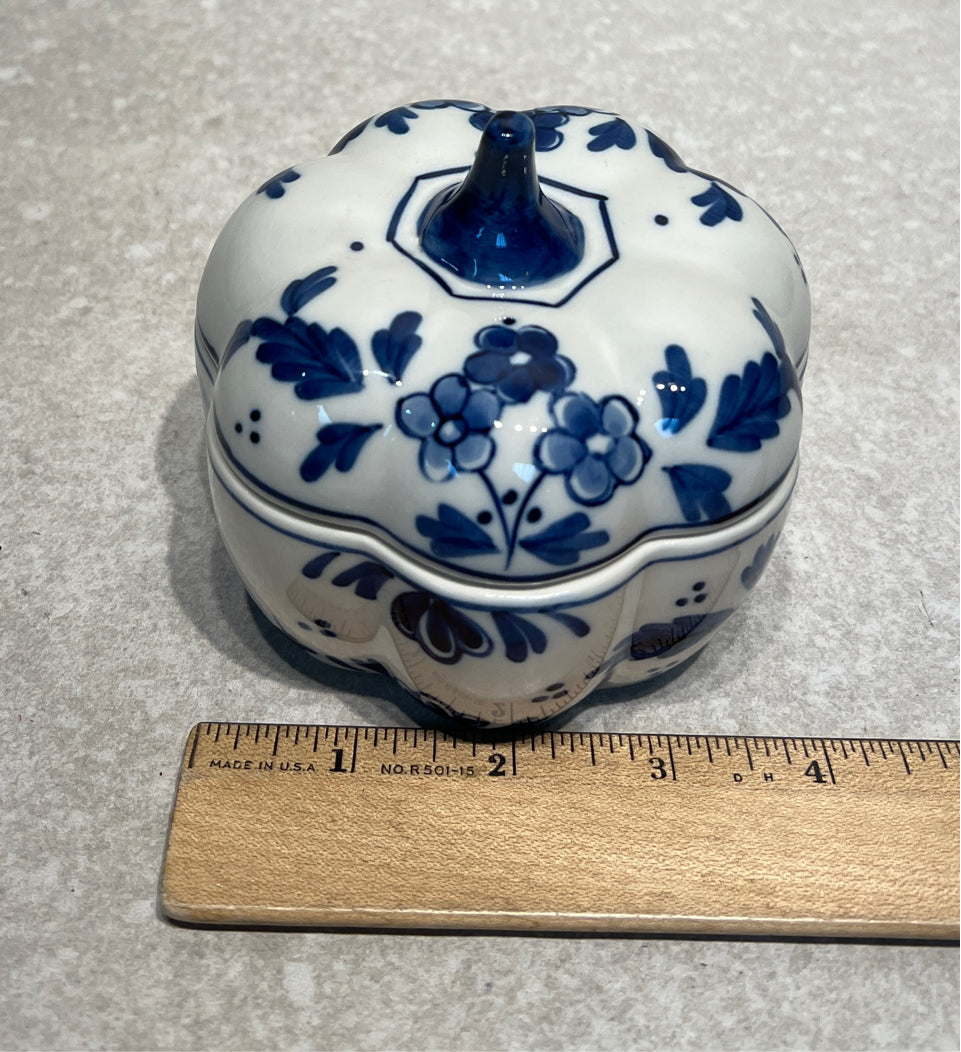 Covered Delft Jar