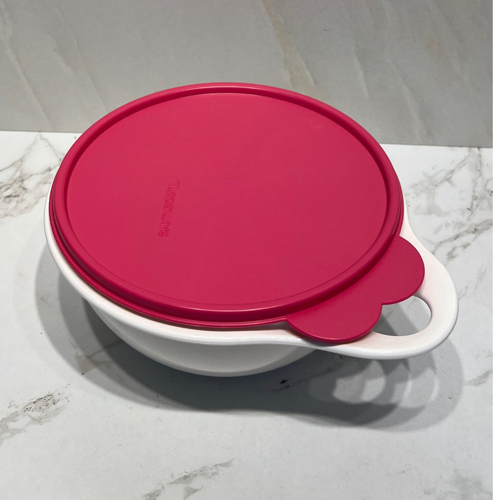Covered Tupperware Bowl