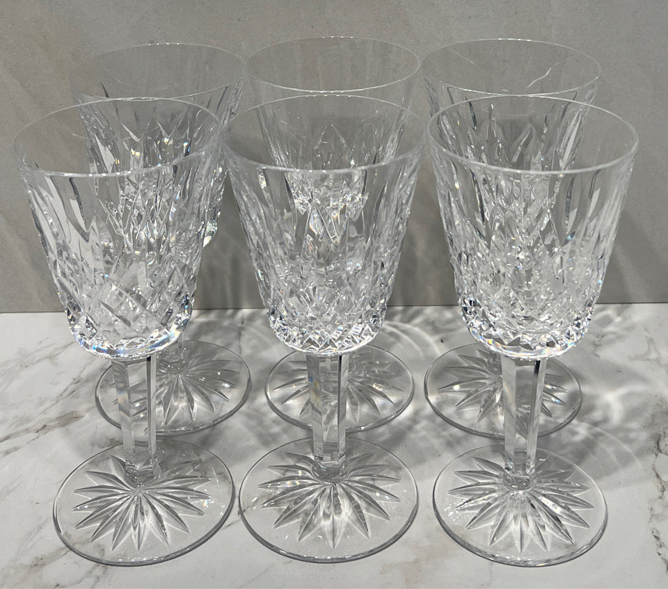 Set of 6 Waterford Glasses