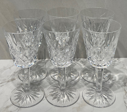 Set of 6 Waterford Glasses
