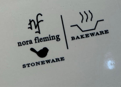 Nora Fleming Casserole with 3 Charms