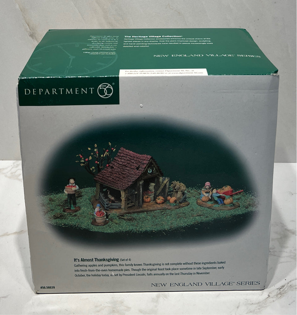 Dept. 56 It's Almost Thanksgiving