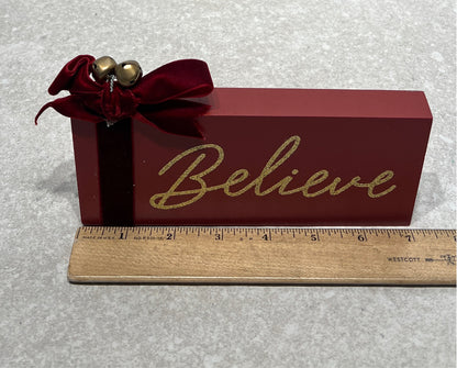 Christmas Believe SIgn