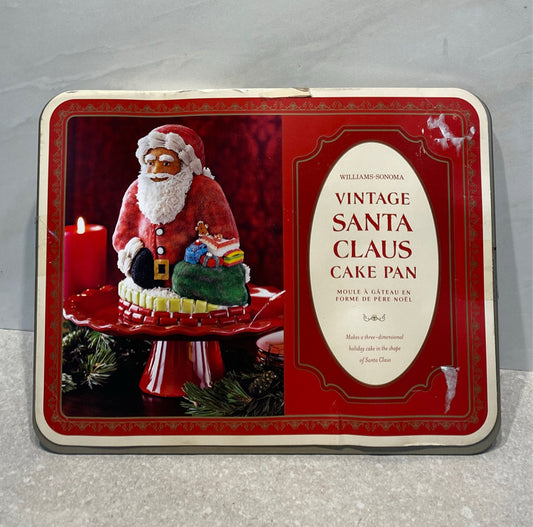 Williams Sonoma Santa Cake Pan