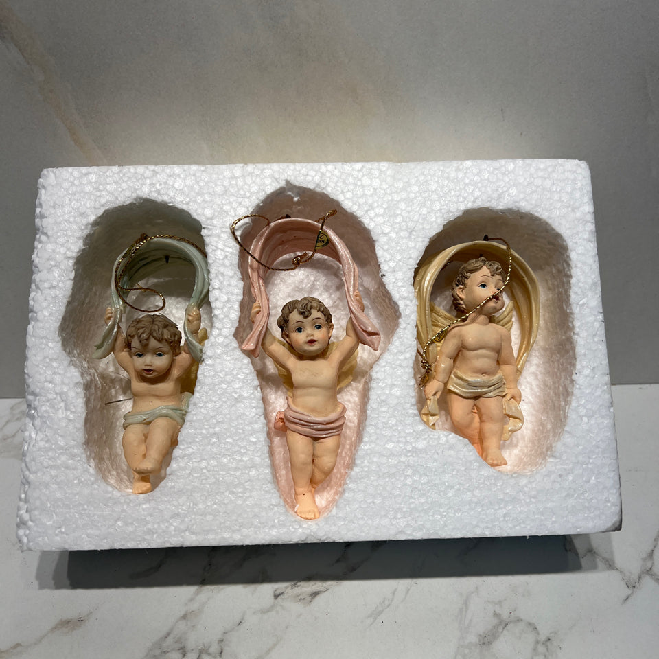 Set of 3 Vintage Ornaments