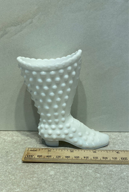 Milkglass Shoe