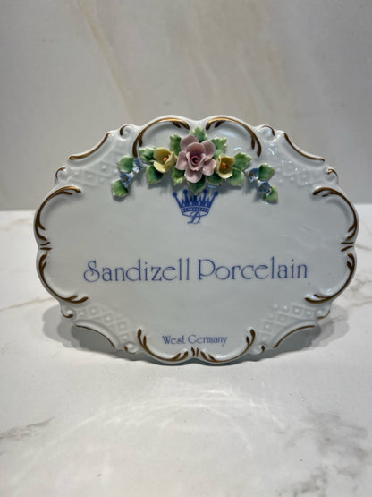 Sandizell Porcelain Sign