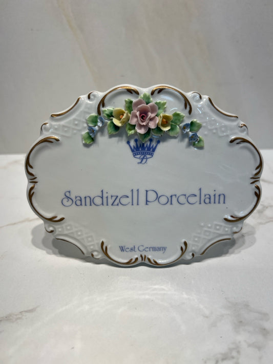 Sandizell Porcelain Sign