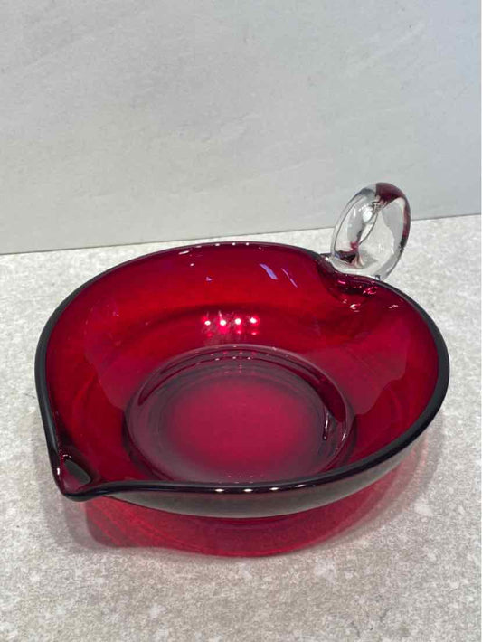 Red Handled Dish