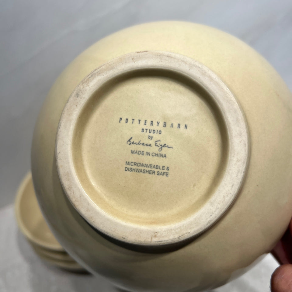 Set of 6 Pottery Barn Bowls