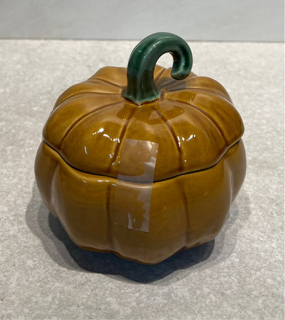 Williams Sonoma Covered Pumpkin